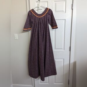 Vintage Mushroom Print Dress